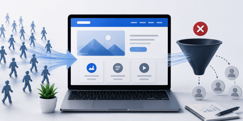 Why Your Website Gets Traffic but No Leads