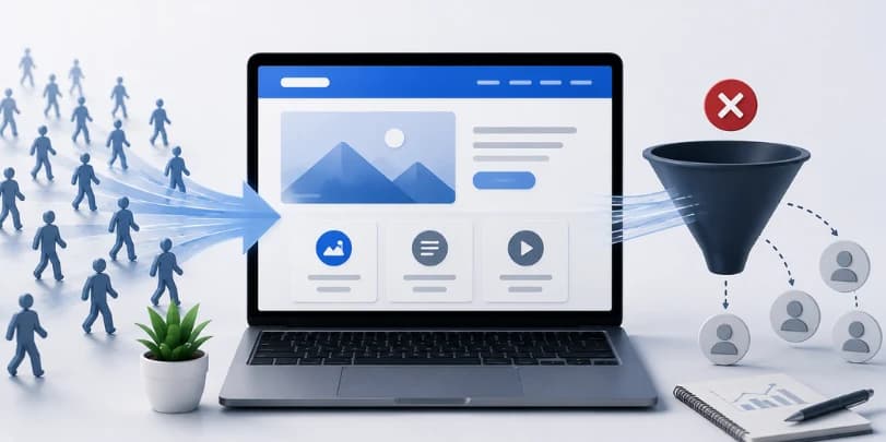 Why Your Website Gets Traffic but No Leads